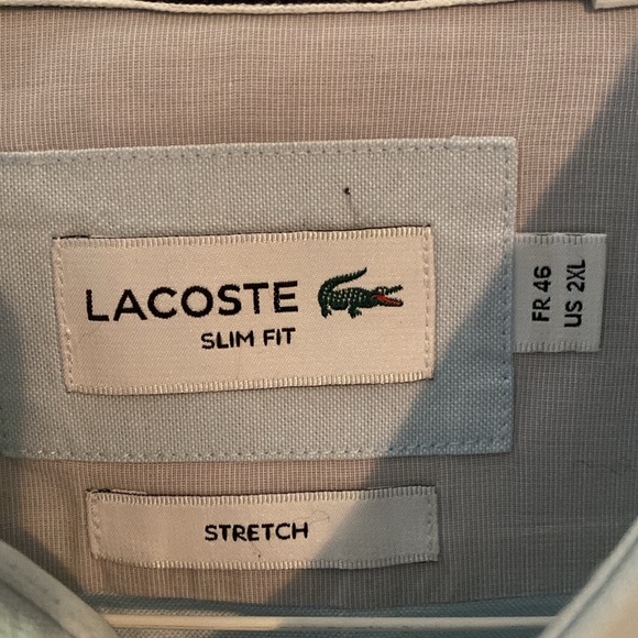 Button down Lacoste long sleeve shirt - Picture 3 of 3